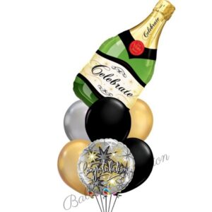 Champagne Congratulations Balloon Bouquet
