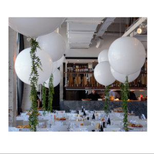 Helium Filled 90cm Balloon + Fern Greenery Garland