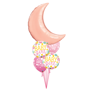 Baby Pink Moon Balloon Bouquet