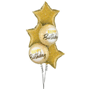 Dazzling Stars Birthday Balloon Bouquet